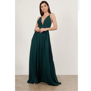 Tobi Green Maxi Dress